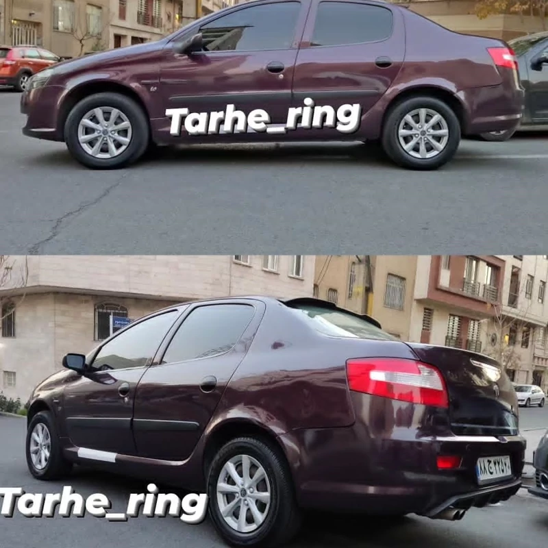 قالپاق طرح رینگ رانا پلاس و رانا معمولی سایز رینگ و لاستیک فابریک چرخ ماشین مدل 8پر اسپرت