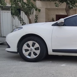 قالپاق اسپرت رنو فلوئنس سایز رینگ و لاستیک فابریک چرخ ماشین 15 اینچ فلوینس