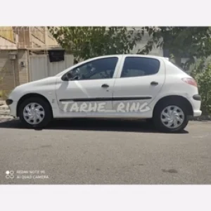 قالپاق طرح رینگ 206 مناسب رینگ و لاستیک فابریک پژو سایز 14 اینچ