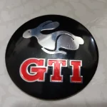 برچسب رینگ مدل GTI لوگو آرم رینگ اسپرت مدل gti