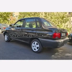 قالپاق طرح رینگ پراید مدل 5پر سفید رنگ