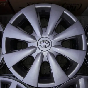 قالپاق تویوتا یاریس سایز 14 اینچ رینگ و لاستیک فابریک ماشین toyota yaris