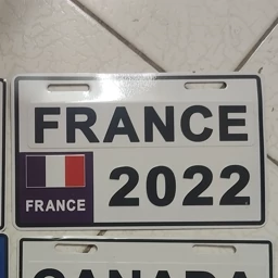 پلاک فرانسه پژو پرچم کشور france paris ماشین موتور