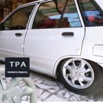 قالپاق چرخ تی پی ای مدل ساینایی کد TPA-PS01 سایز 13 اینچ مناسب برای پراید