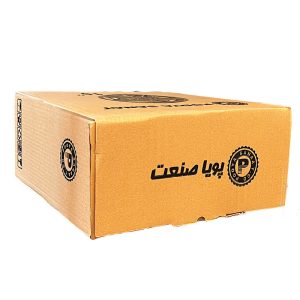 قالپاق چرخ پویا صنعت آیندگان مدل DENIZ14 P سایز 14 اینچ مناسب برای پژو 206 مجموعه 4 عددی